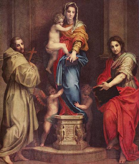 Andrea del Sarto Harpyienmadonna France oil painting art